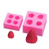 Fruit Strawberry Silicone Mould Fondant Chocolate Jelly Making Cake Tool Mold