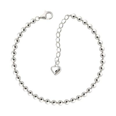 Mirrorball 3mm Silver 92.5 Silver Daily Layered Chain Bracelet