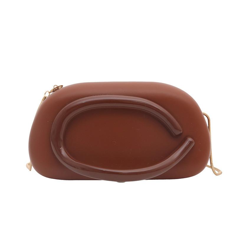 Acrylic Box Clutch Bag For Women With Chain Strap Small Evening Purse Crossbody Fashion Accessory