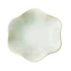 Yousheng Soy Sauce Dish Plate, Ceramic Lotus Leaf Design, High-Temperature Fired Unique Texture Jewelry Holder, for Soy Sauce Dipping Vinegar