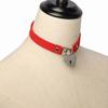 Punk Gothic Collar Necklace Heart Padlock Collar with Keys Punk Collar Necklace for Women Girl Cosplay Party