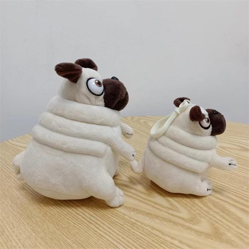 Kawaii Plush Toys 10/14Cm Ugly And Cute Sand Dog Sitting Pug Dogs Toy Stuffed Dolls For Kids Children Birthday Gift