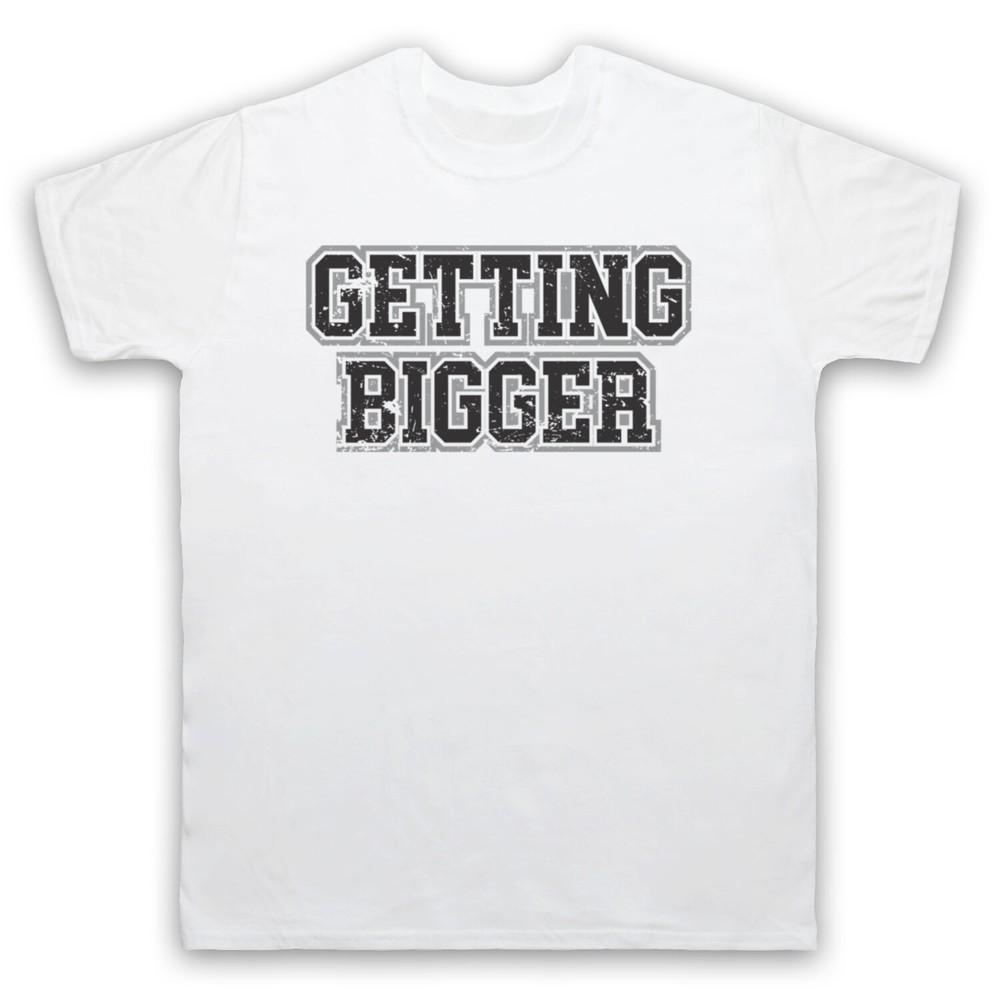 

Становись больше Слоганы для тренировок по бодибилдингу Мужская и женская футболка для спортзала 2XL