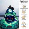 1pc Ghostly Pokémon Blanket Lightweight Flannel Blanket Throw Blanket For Sofa, Bed, Travel, Camping, Livingroom, Office, Couch