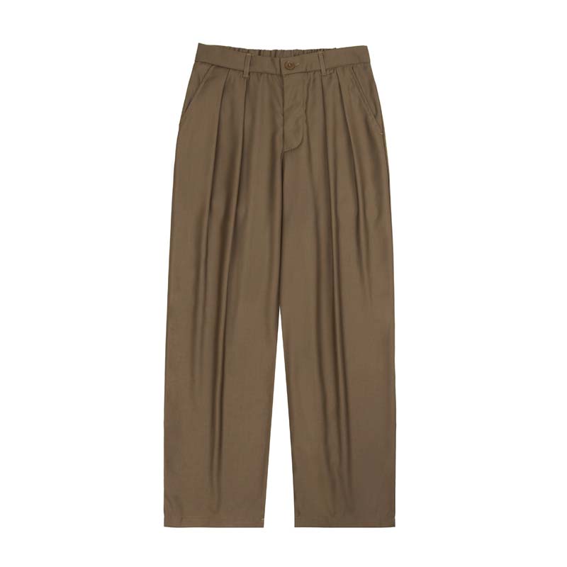 

Women s Casual Trousers Plus Size Baggy Straight Wide Leg Pants Vintage Style Clothes Y2k Brown Black 3XL коричневий