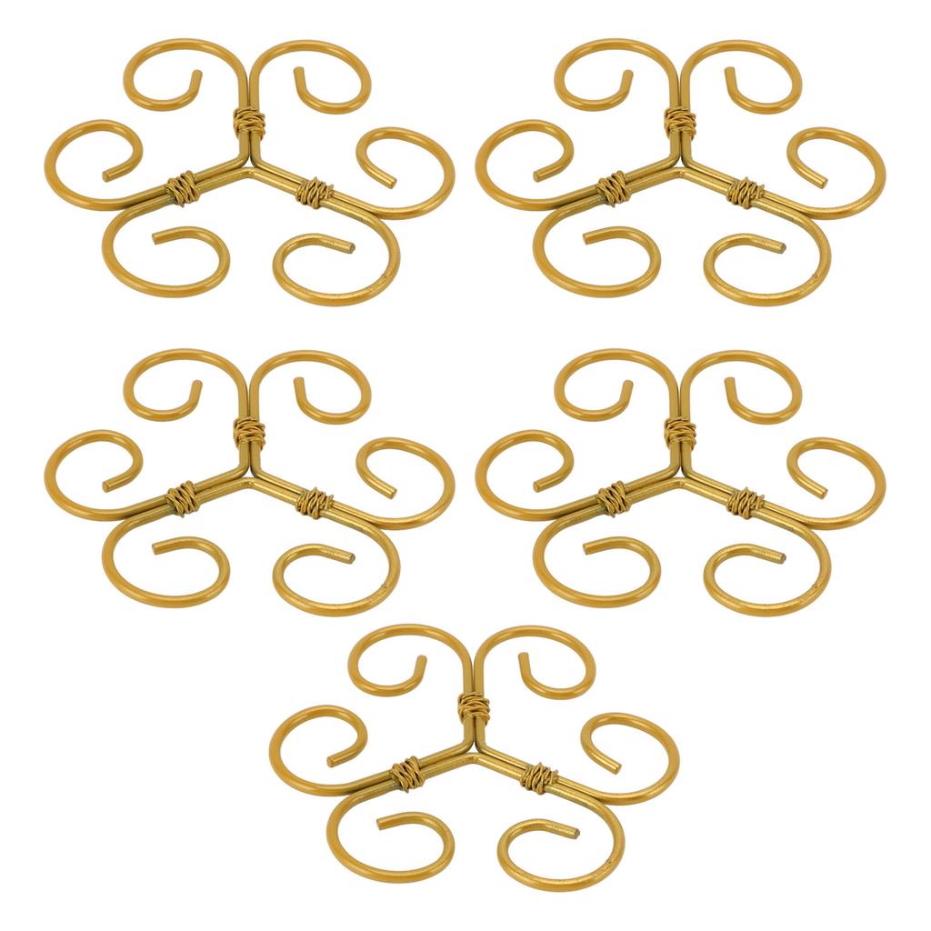 5Pcs Monstera Plant Support Hooks Iron Stem Holder Reusable for Growing Climbing