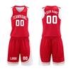 Set Maglia da Basket Personalizzata Due Pezzi Senza Maniche Uniforme Sportiva Numero Personalizzato Squadra Adulto Giovane Uomo Donna