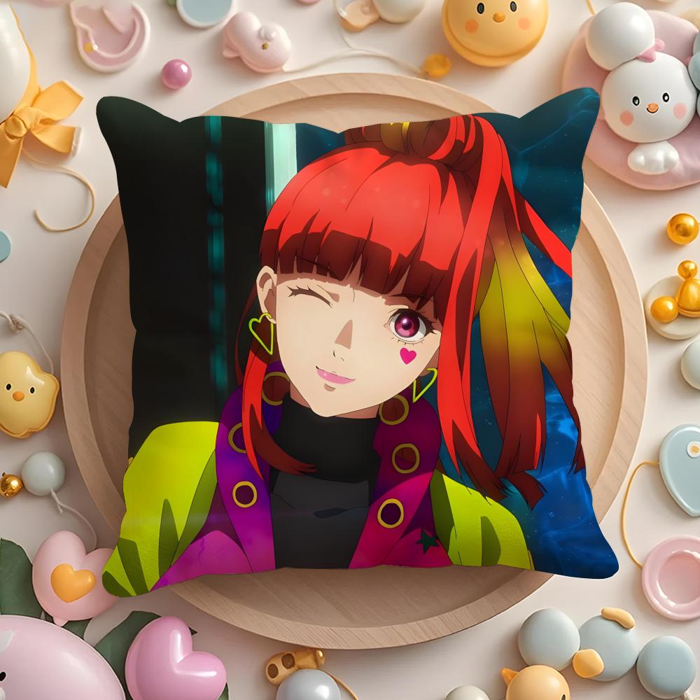 G-GNOSIA Anime Cushion Cover Home & Car Multi-Scene Pillow Cover - Reversible, Soft & Durable for Daily Use