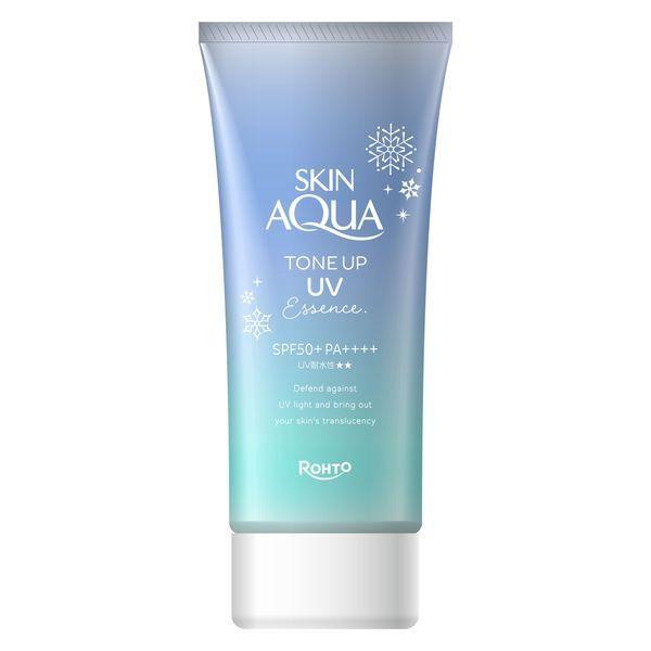 Rohto Skin Aqua Tone Up UV Essence Blue SPF50PA 80g