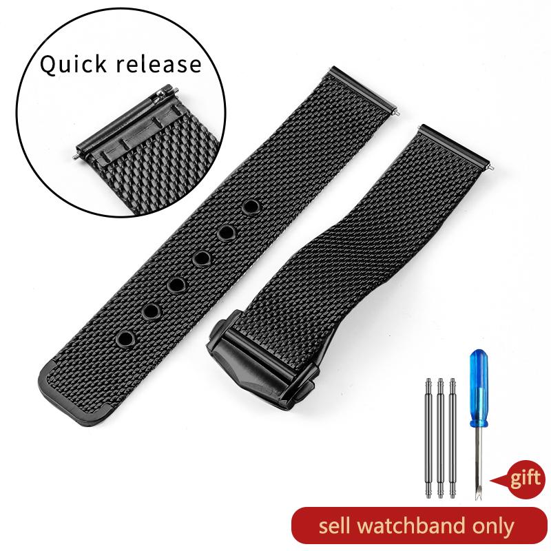 For Omega 007 Flawless Death 210.90 Seahorse 300 Ghost Party Rose Gold Fine Steel Watch Strap Men's Comfortable Bracelet