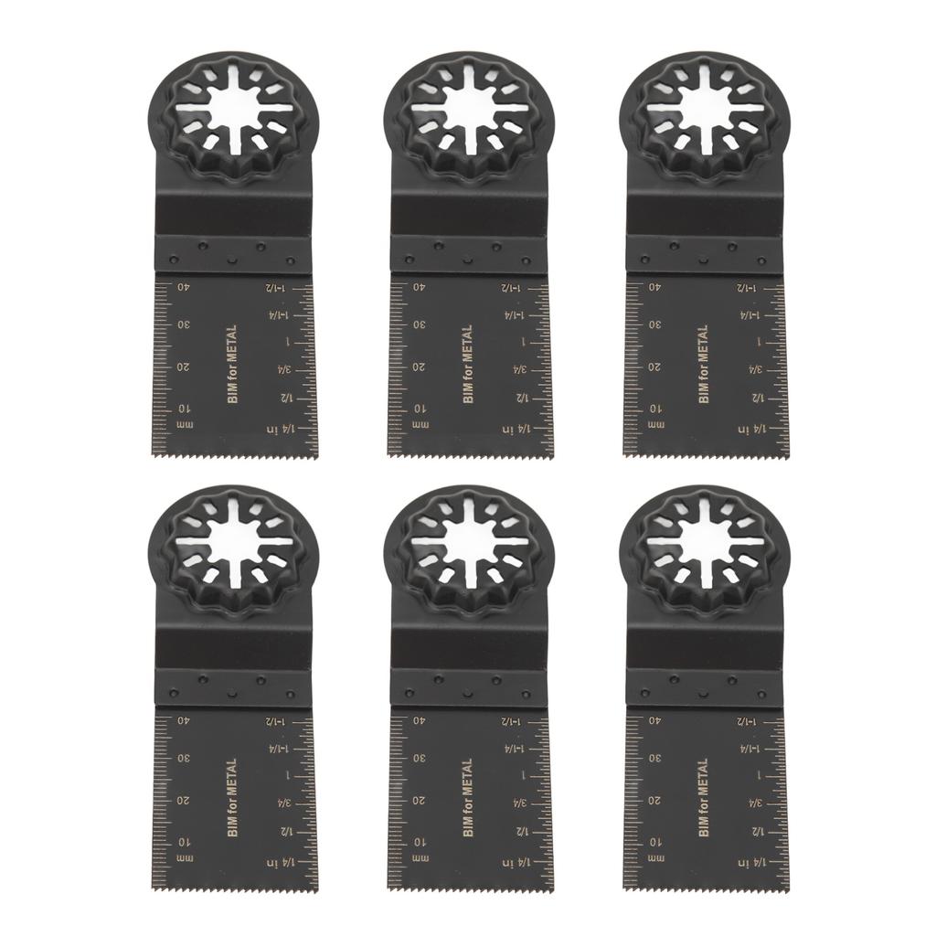 10Pcs Oscillating Saw Blade 34mm Bi Metal Multitool Cutting Tool Set Kit for Starlock