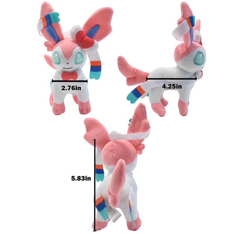 Plush Shiny Gyarados Charizard Mega Rayquaza Hisuian Zorua Ho-Oh Lucario Vileplume Anime Stuffed Peluche Kids Xmas Gift