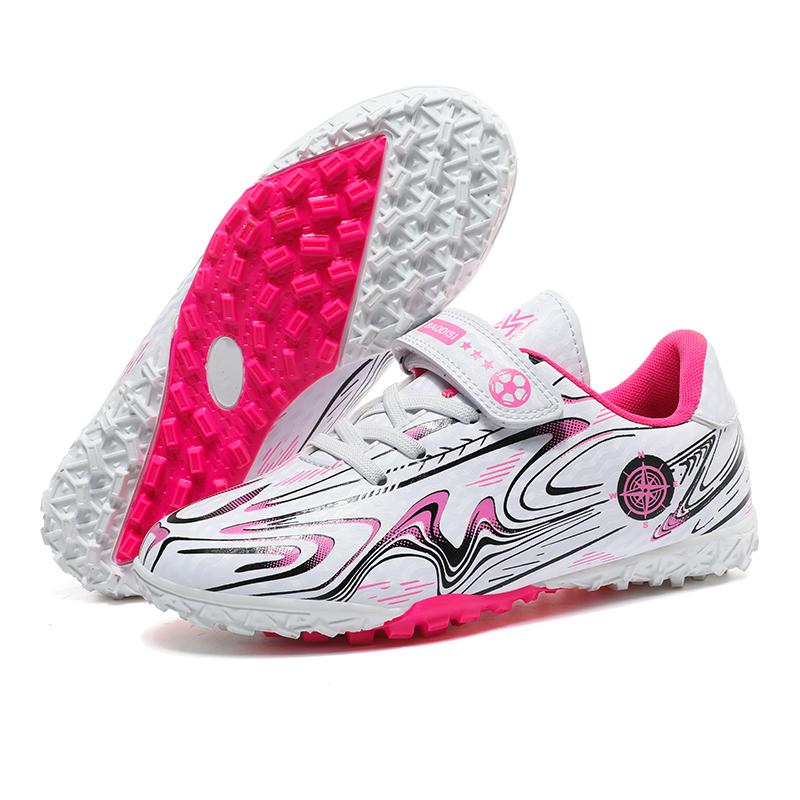 28-39 Dětské kopačky Dětské kouzelné samolepky Řemínek s plastovými hřebíky Fotbalové boty