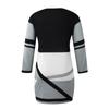 Dames V-hals Lange Mouwen Kleurblok Etnisch Comfortabel Casual Jurk