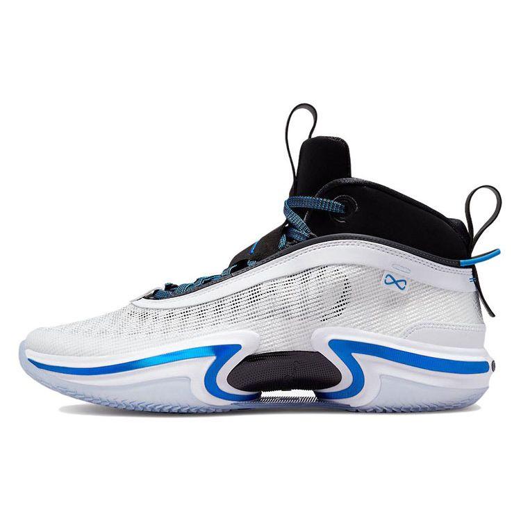 Air Jordan 36 Sport Blue Мужские кроссовки Белый Черный CZ2650-101 44.5