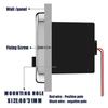 4 Ports Car Charger Dual USB Type-C Fast Charging Socket Panel QC3.0+PD3.0 Power Adapter For RV Bus Car Accessories