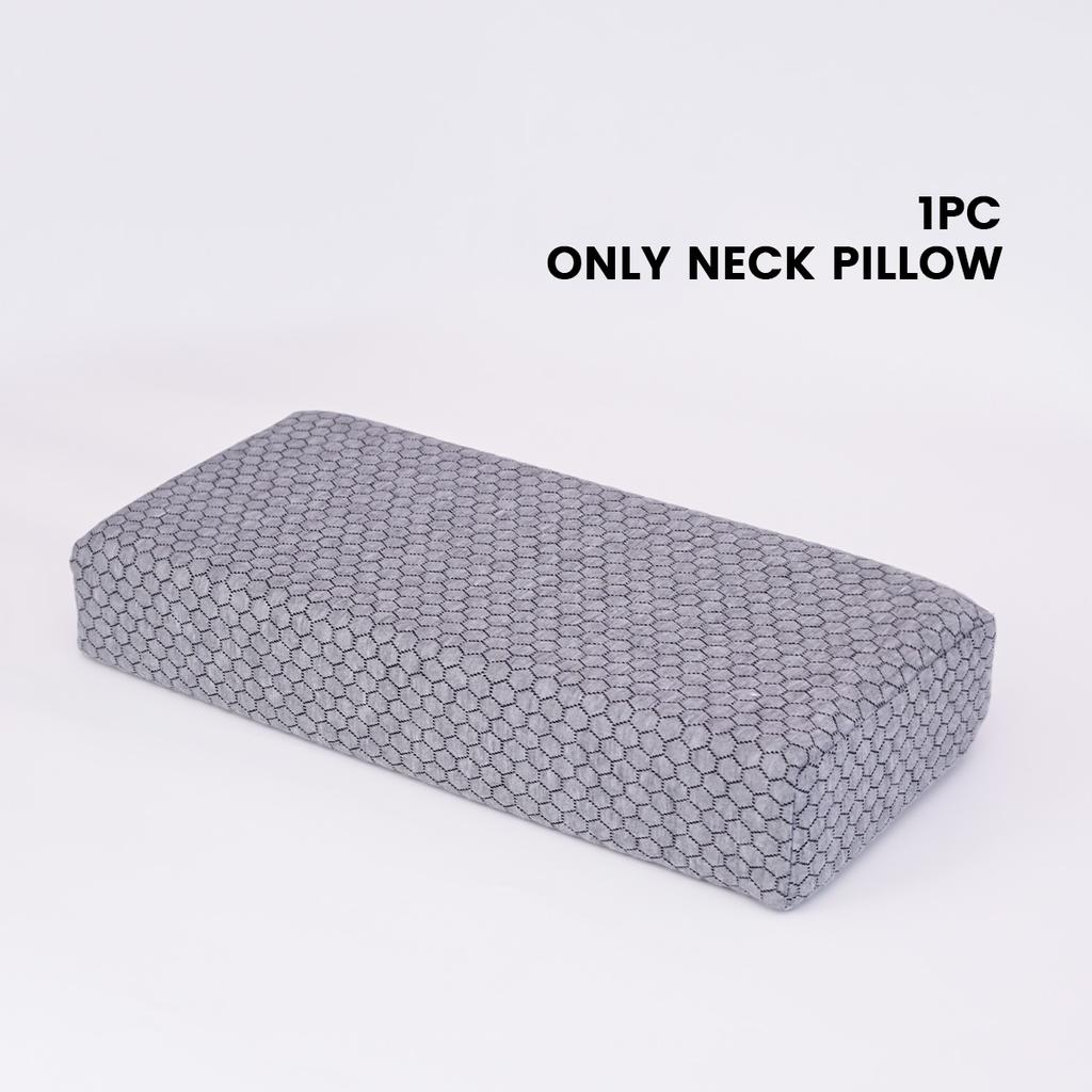 Bed Wedge Pillow & Leg Elevation Pillow, Memory Foam Reading Pillow Support for Neck, Back, Leg, Detachable Incline Cushion for