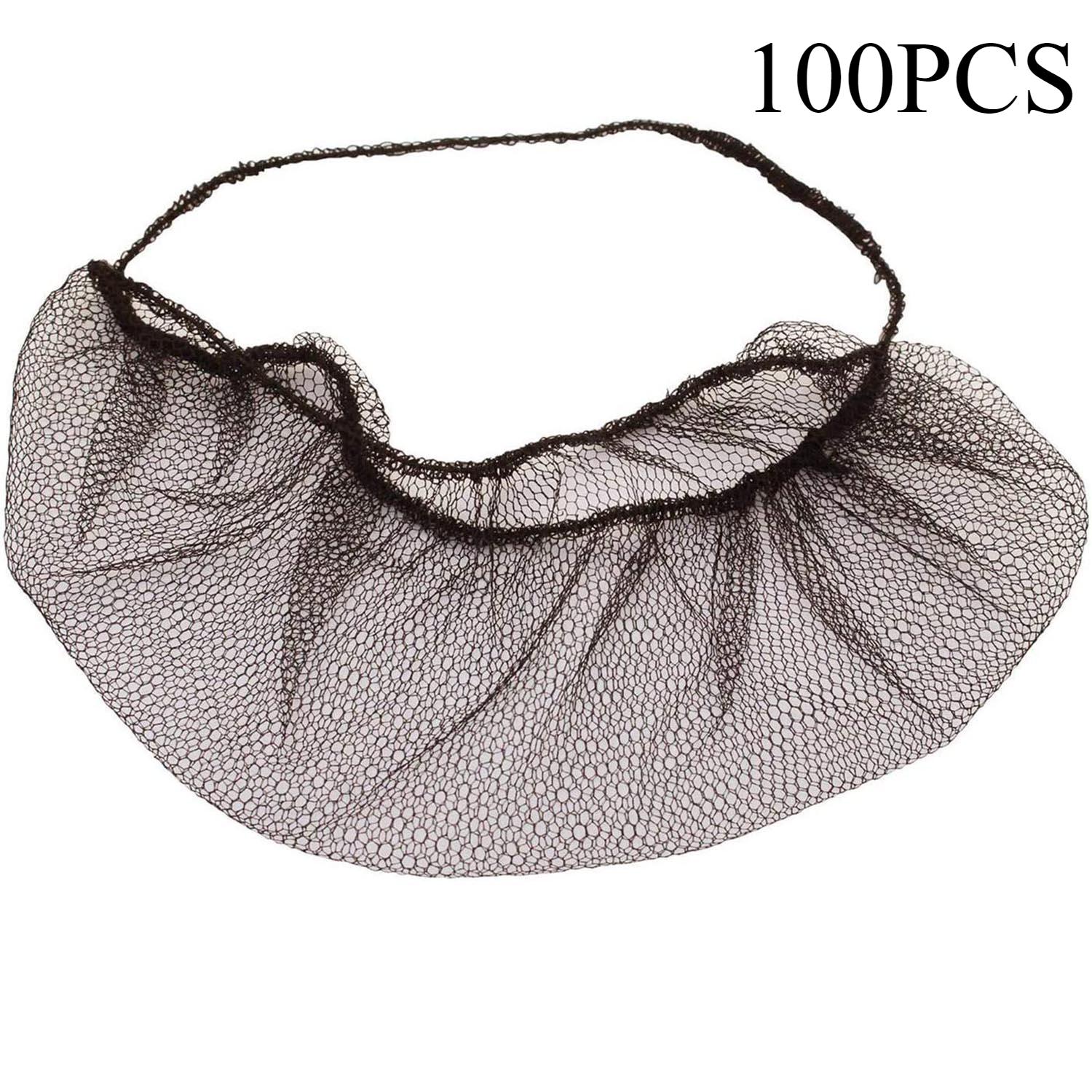 

100 шт. одноразовые сетки для защиты бороды одноразовые дышащие нейлоновые банданы с одной петлей для лица для мужчин инструмент для укладки