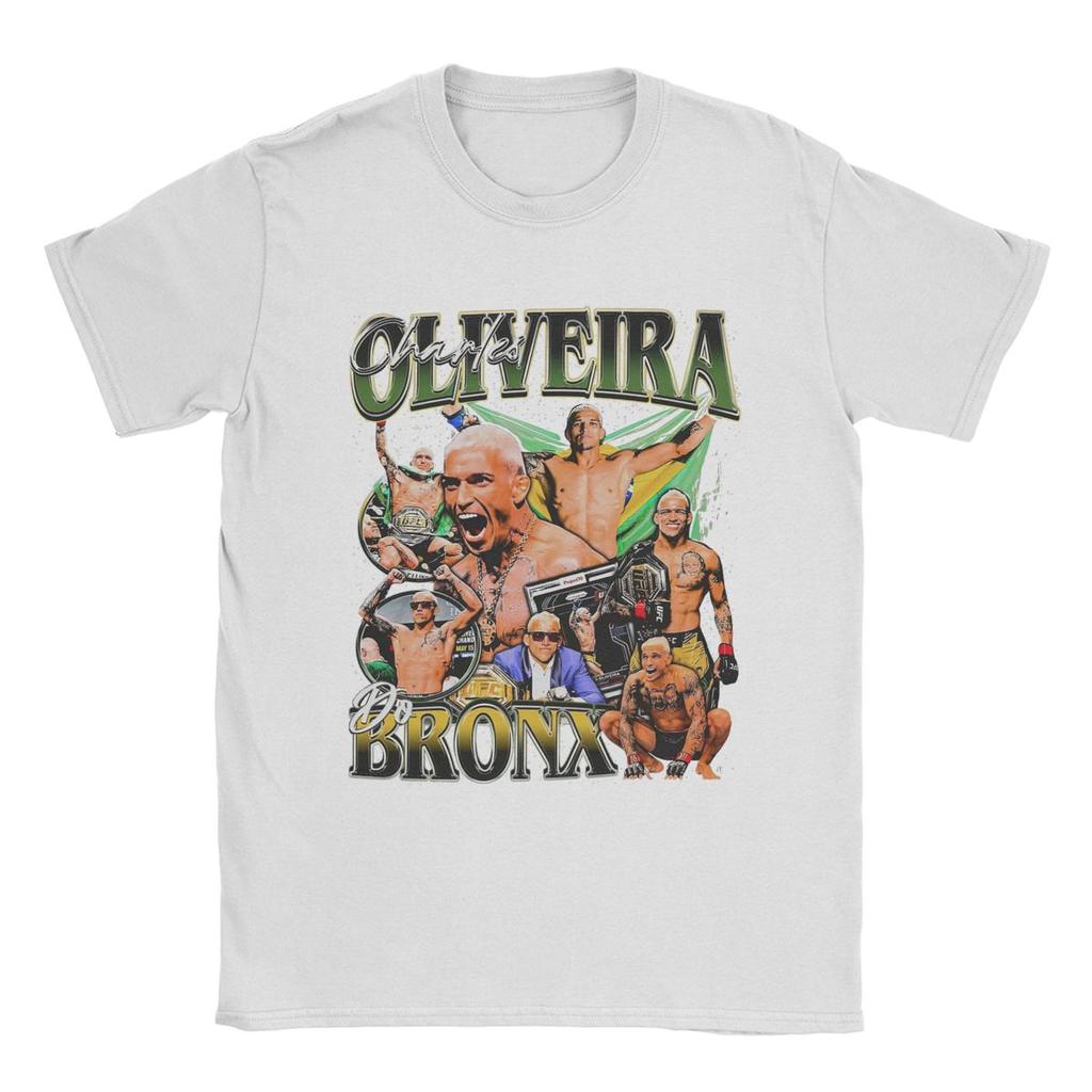 Charles Oliveira Do Bronx Boxer Boxing Shirt Accessories Men Women Cotton Creative T-shirt Short Sleeve Clothes Gift Idea