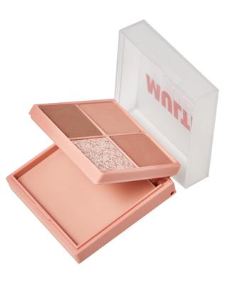 Meme Offizielle Mini-Palette Multicube 4 Farben Lidschatten 1 Farbe einfach zu natürlich täglich [i'm Store] 2-in-1 (Feigen Tarte) & erröten, tragen, Farbe, verwenden,