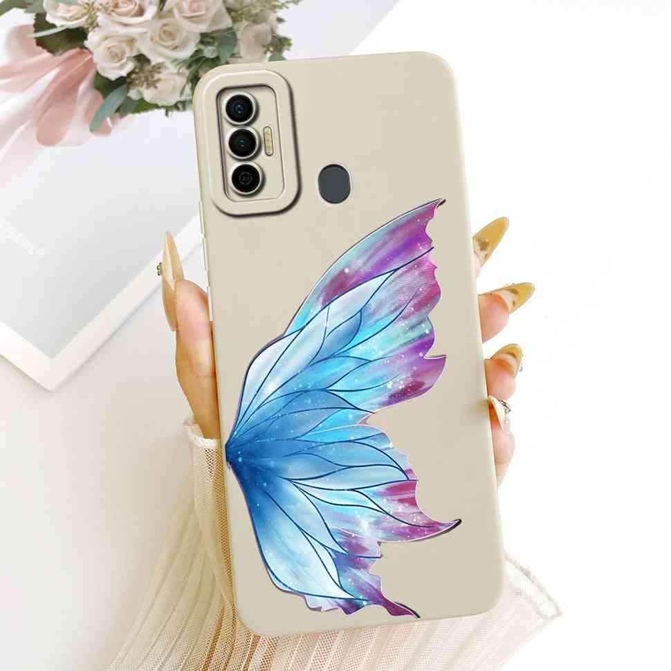 For Tecno Spark 7 Fashion Dragon Shockproof Protector Protective Phone Casing Spark7 7P 7Pro KF6 KF7j Soft Silicone Case Cover