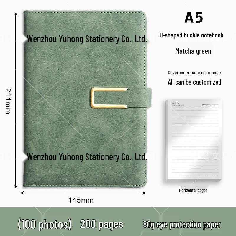 Custom Logo Business Notebook Gift Set with Buckle