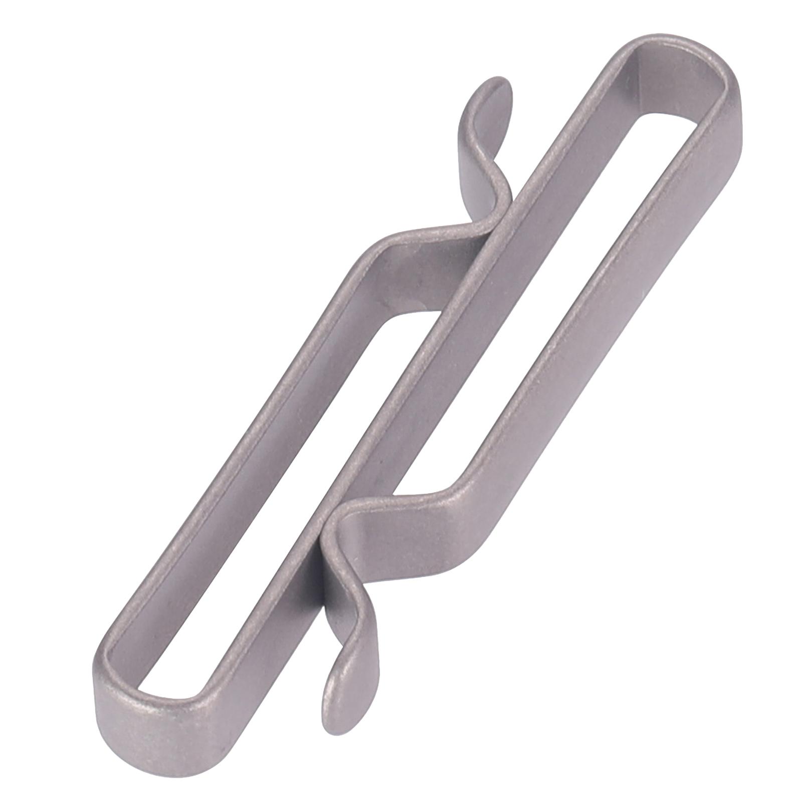 

S-Shaped Double Side Belt Keyholder Titaniums Belt Loop Keychains Clip with Detachable KeyRing Hangings Buckles 1
