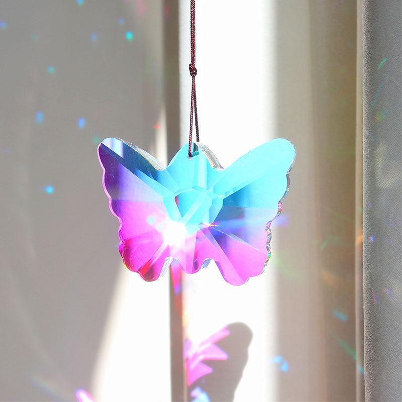 Heart Crystal Sun Catcher: Rainbow Prism Light & Shadow Hanging Ornament - Creative Toy Gift for Kids