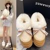 Mao Mao Mouth Cotton Shoes Women's New Winter Velvet Thick-soled Thick-soled Sleeve Warm Snow Boots Women