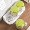 CHAHUA Round Glass Spice Jar Set