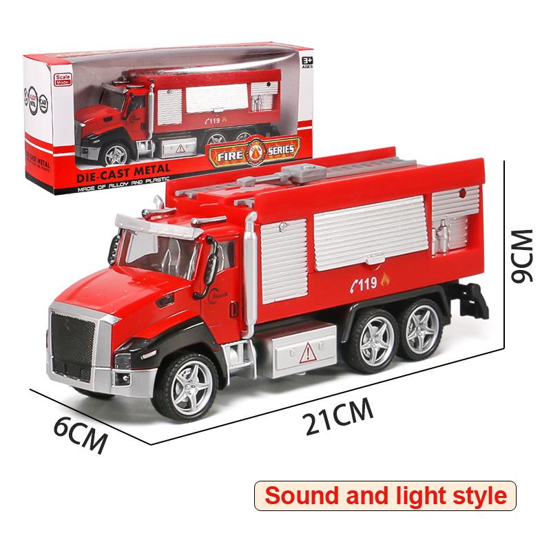 

1:64/48/42 Модель игрушечного автомобиля из сплава, литого под давлением, инженерный подъемник, спасательная пожарная машина, серия игрушечных автомобилей, инерционные автомобили, детские подарки B98-1