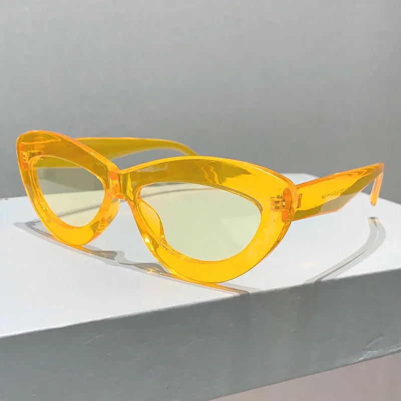 

Sexy Ladies Vintage Cat Eye Sunglasses Women For Female Luxury Brand Designer Sun Glasses Punk Popular Lips Eyeglasses Uv400