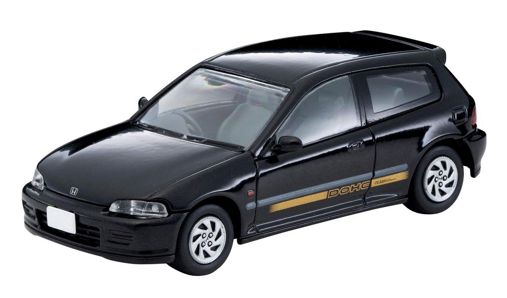 Tomica Limited Vintage Neo Scale Honda Civic Si 20th Anniversary Model 311942 1/64 LV-N48g (Black, Finished)
