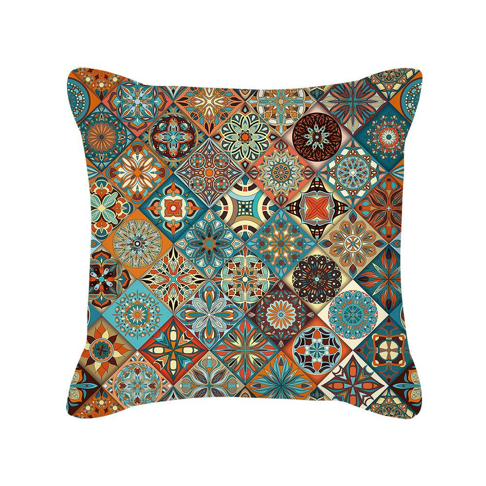 New Product Pillow Ins Nordic Style Geometric Pattern Plush Pillow Cover Sofa Cushion Cover