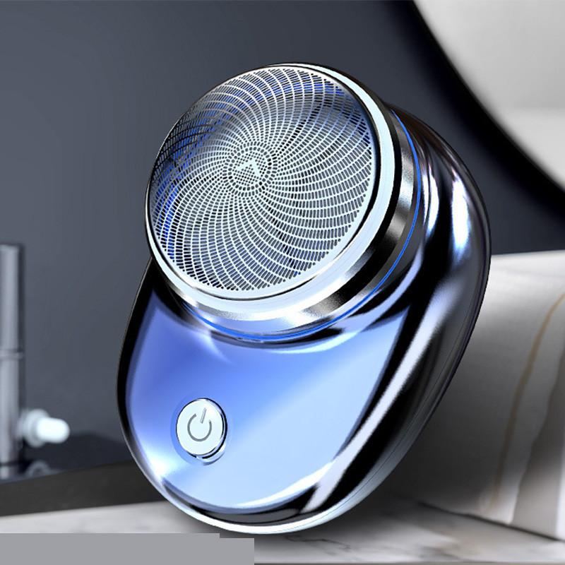 Portable Electric Shaver For Men Type-c Fast Charging Mini Size Travel-friendly Water Washable Sq-021 Black