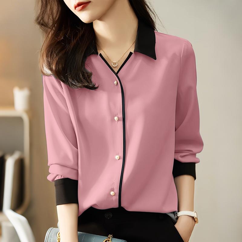 ZANZEA Women Casual Turn Down Collar Long Sleeve Blouse