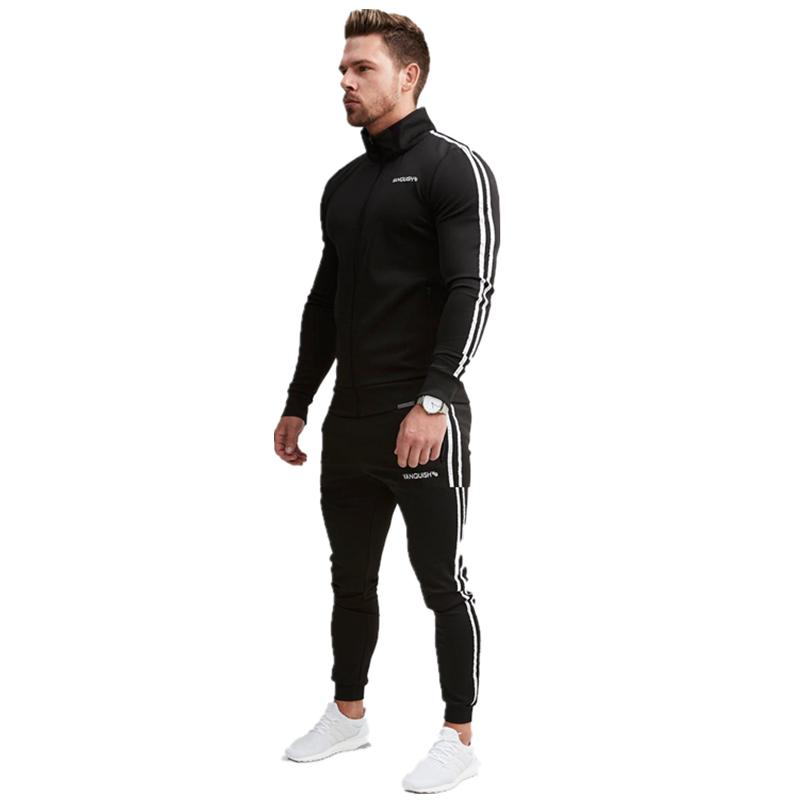 Buy Seven Joe Men Sport Muscle Set Zip Hoodie Sweater Gym Tracksuit