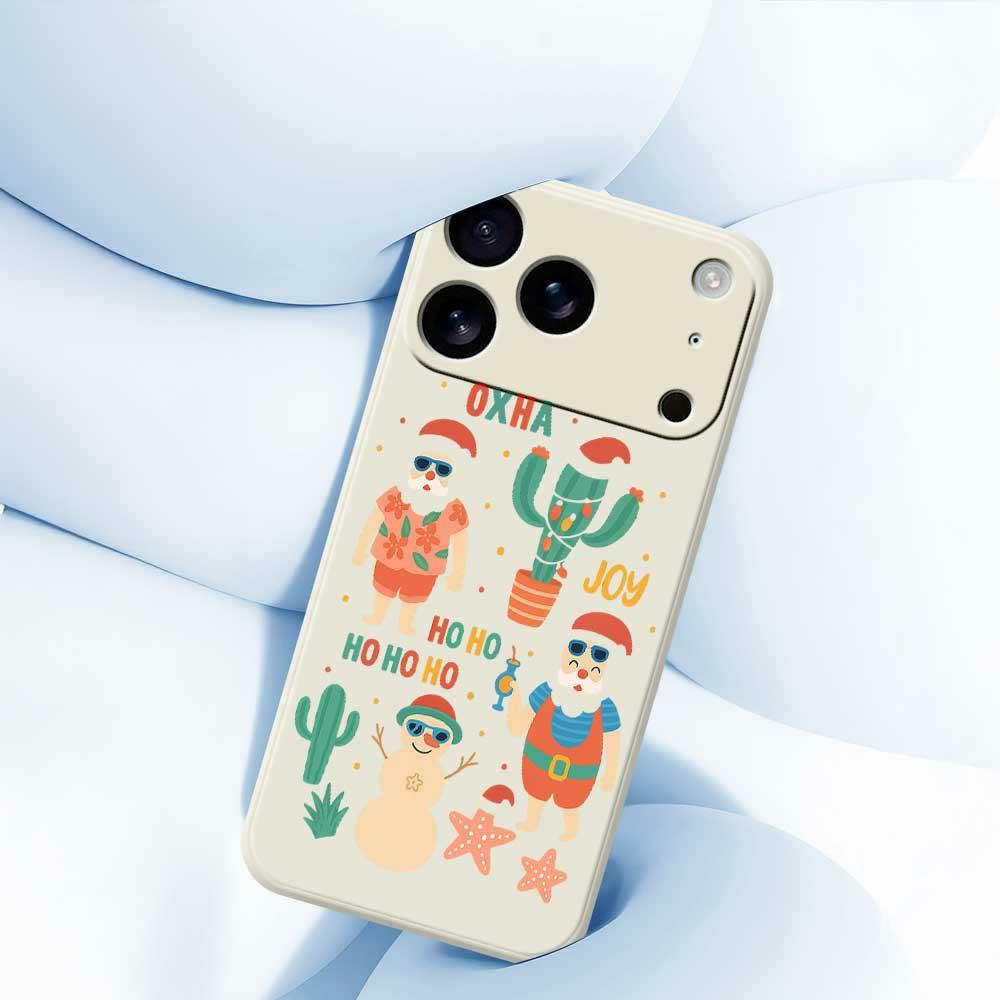 For iPhone 17 Pro Max Case Fun Playing Pattern Printing Straight Edge TPU Phone Back Cover