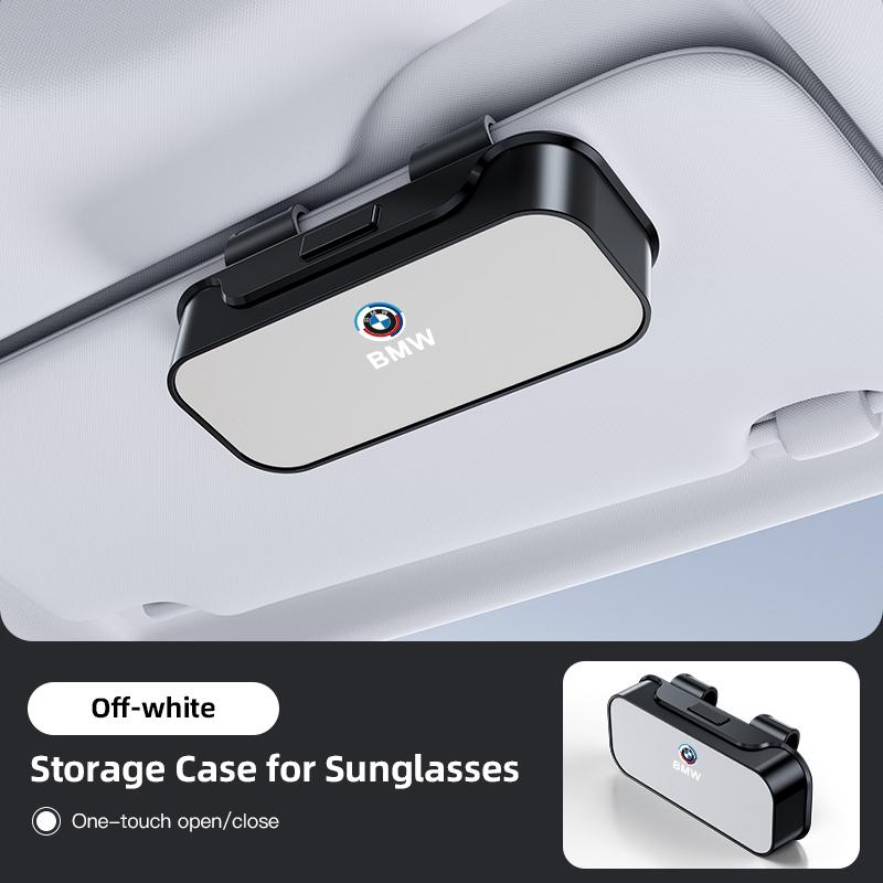 Car Visor Sunglasses Glasses Case Box Accessories For BMW E90 G80 M3 G30 M5 F82 F83 F20 F21 G42 F95 F96 G06 G07 M2 M4 M8 G14 G15