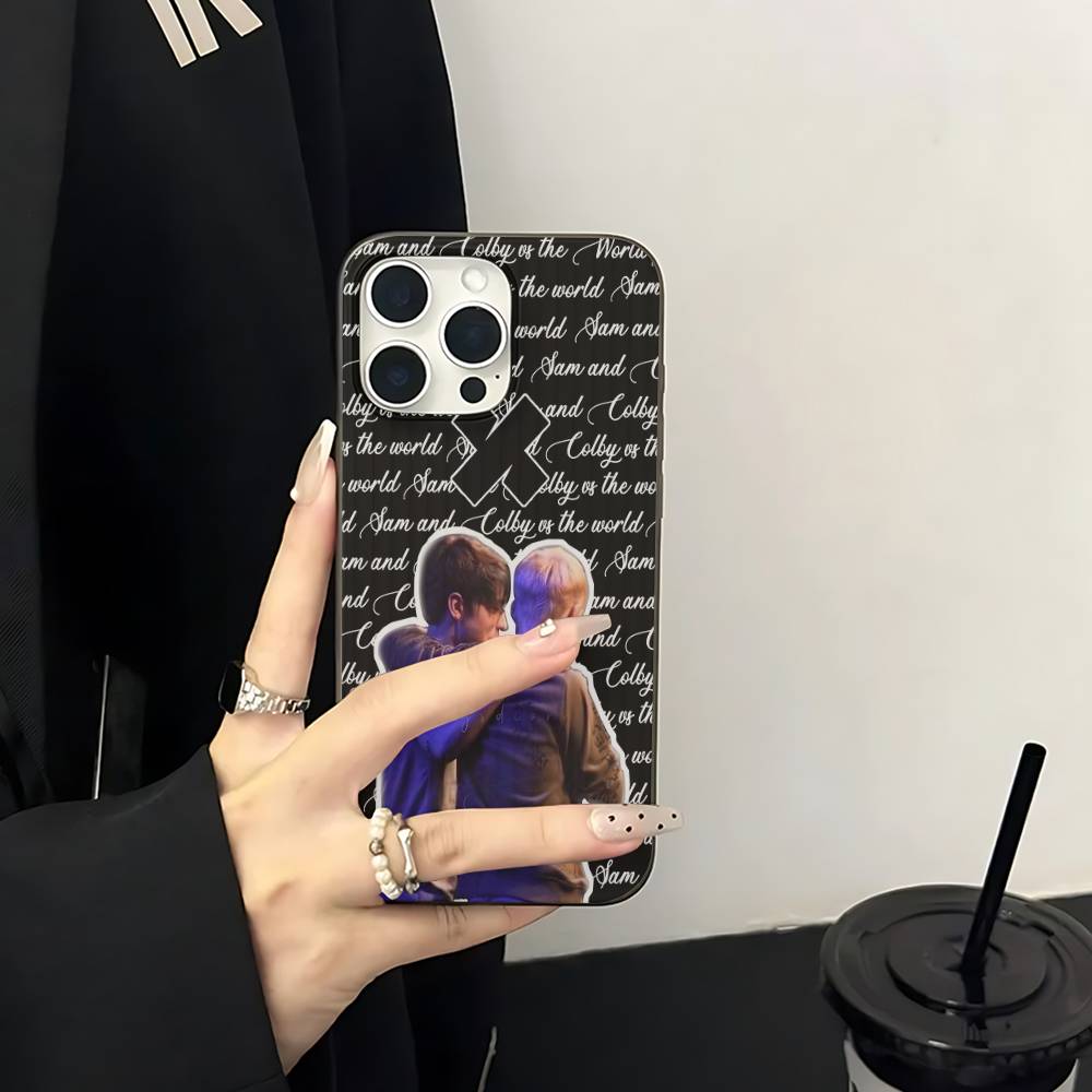 S-Sam And Colby XPLR Corrugated Pattern For IPhone 17 16 15 14 13 12 11 16 Pro Max Plus Pro Non-slip Phone Cover