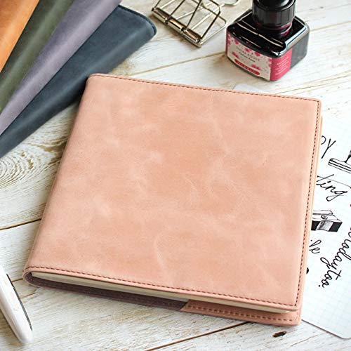 Waki Stationery Original Quo Vadis Executive Size Made in Japan Genuine Leather Notebook Cover, Waxed Leather (Cover Only), Lavender