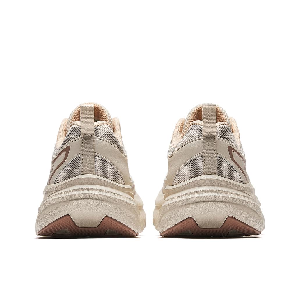 Anta Lingguang Fabric Synthetic Leather Breathable Non-Slip Casual Fashion Trend Women sneaker White Chalk 922545521-3