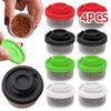 4Pcs Mini Seasoning Jar Dustproof 50ml Spice Tools Airtight Seal Insect-proof Salt Pepper Shake Bottle Lunch Box