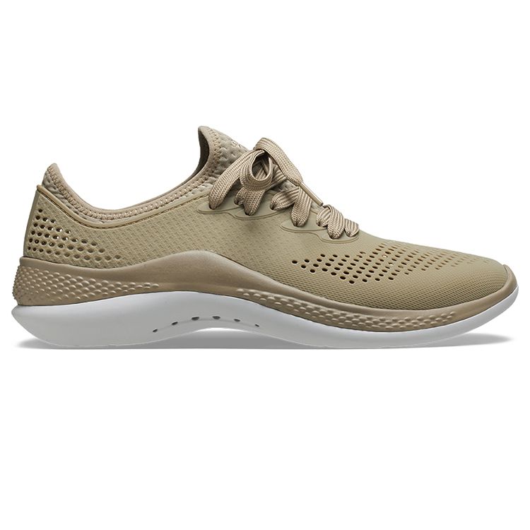 Crocs Literide 360 Non-Slip Breathable Low-Top Sports Casual Shoes Men Sneakers Khaki 206715-260