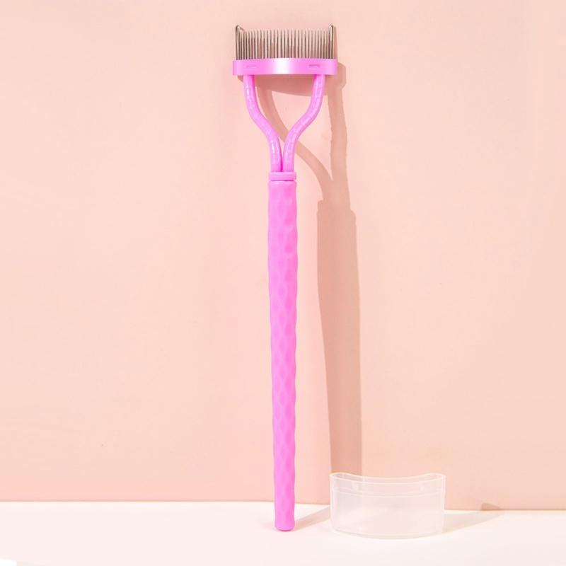 Separatore Ciglia Pettine per Ciglia Pennello Mascara Pennello Separatore Ciglia Pettine per Mascara Applicatore Mascara Curvo