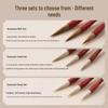 Rosewood Multi-Style Calligraphy Brush Set: Bristle, Wolf, Sheep Hair; Seal, Clerical, Running Script; Ou, Liu, Yan, Zhao Styles.