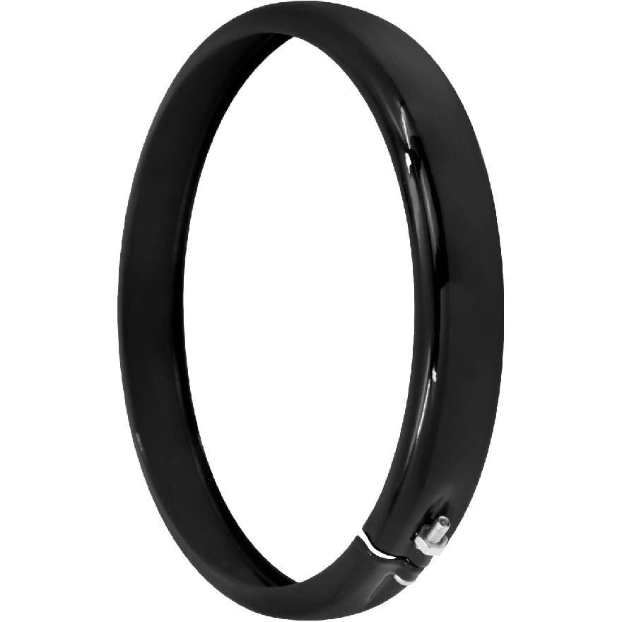 HDBUBALUS Headlight Trim Ring Head Lamp Decorate Ring Fit for Harley Softail Street Bob 2018-2024 1 Pc (Black)