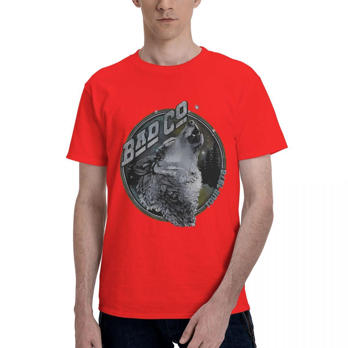 Bad Company Wolf 1 100 Cotton Casual Breathable Confortable Tshirt High End Mens Clothing Men TShirt S
