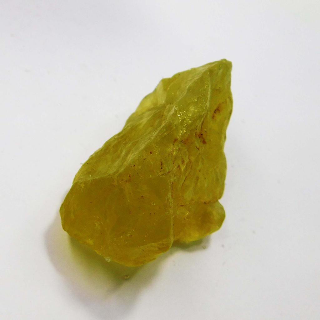 Natural Yellow Sapphire 222 Ct Huge Rough Earth Mined CERTIFIED Loose Gemstone AZ-143