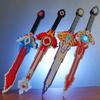 Espada bloco de construção brinquedo modelo cosplay simulação espada montado brinquedos faca ninja arma tijolos brinquedos presente criativo para crianças